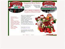 Tablet Screenshot of hungarianmeatmarket.com